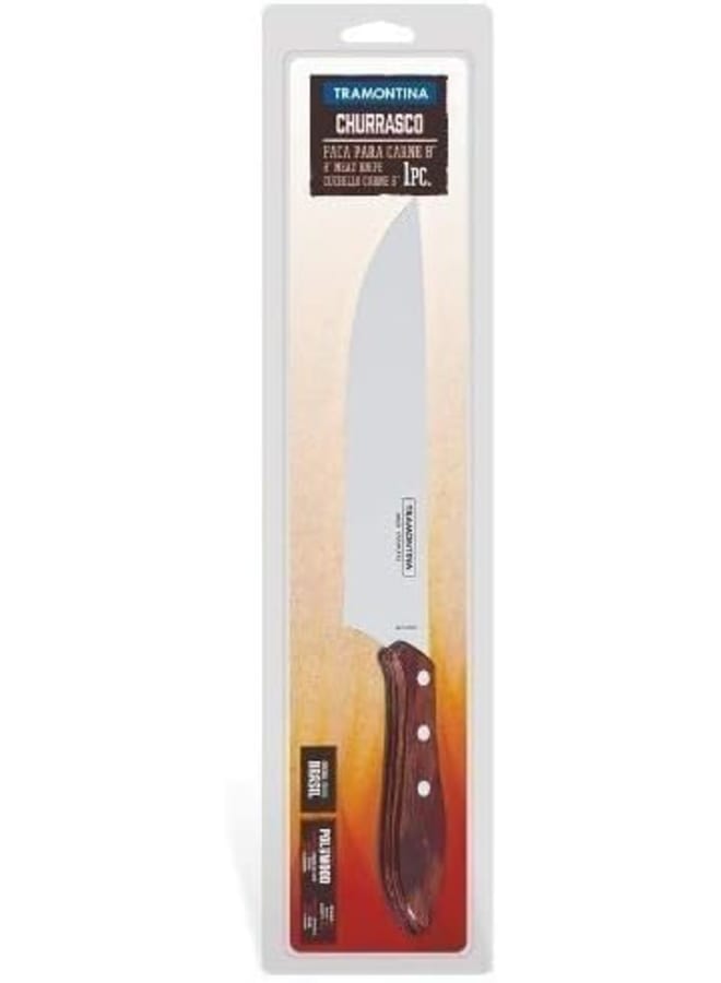 TRAMONTINA TRAMONTINA Professional Butcher Knife with 20.32 cm Blade, Premium R Pollywood Handle, Durable & Sharp, Ideal for Meat Processing, Ultra Sharp High Anti-Rust Non-stick - 1 Piece - Designed f  - Image 4