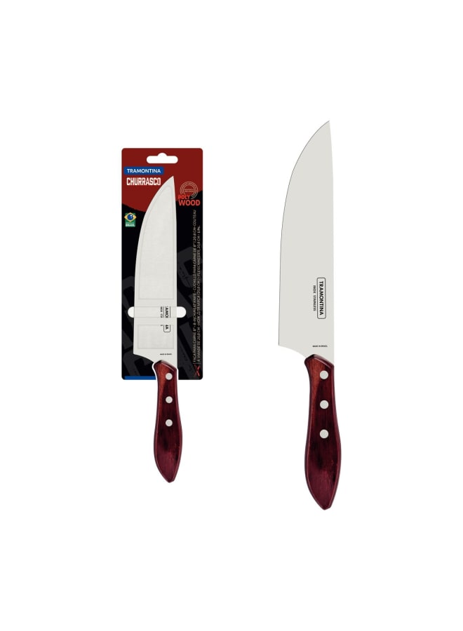 TRAMONTINA TRAMONTINA Professional Butcher Knife with 20.32 cm Blade, Premium R Pollywood Handle, Durable & Sharp, Ideal for Meat Processing, Ultra Sharp High Anti-Rust Non-stick - 1 Piece - Designed f  - Image 1