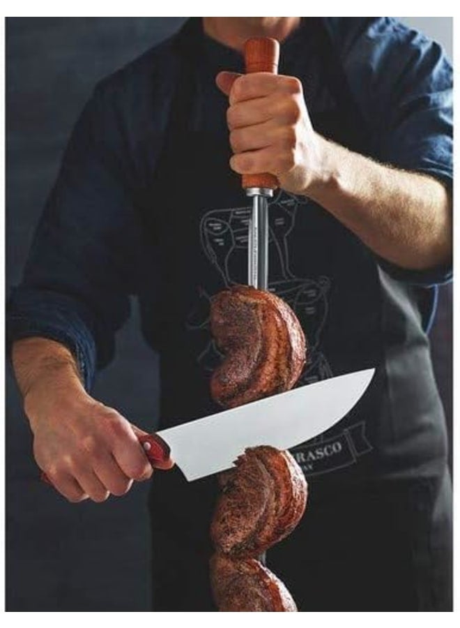 TRAMONTINA TRAMONTINA Professional Butcher Knife with 20.32 cm Blade, Premium R Pollywood Handle, Durable & Sharp, Ideal for Meat Processing, Ultra Sharp High Anti-Rust Non-stick - 1 Piece - Designed f  - Image 3