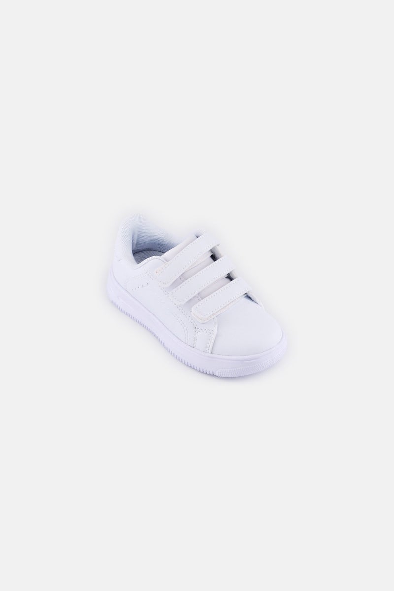 English Laundry Toddlers Boys Velcro Closure School Shoes, White - Image 1