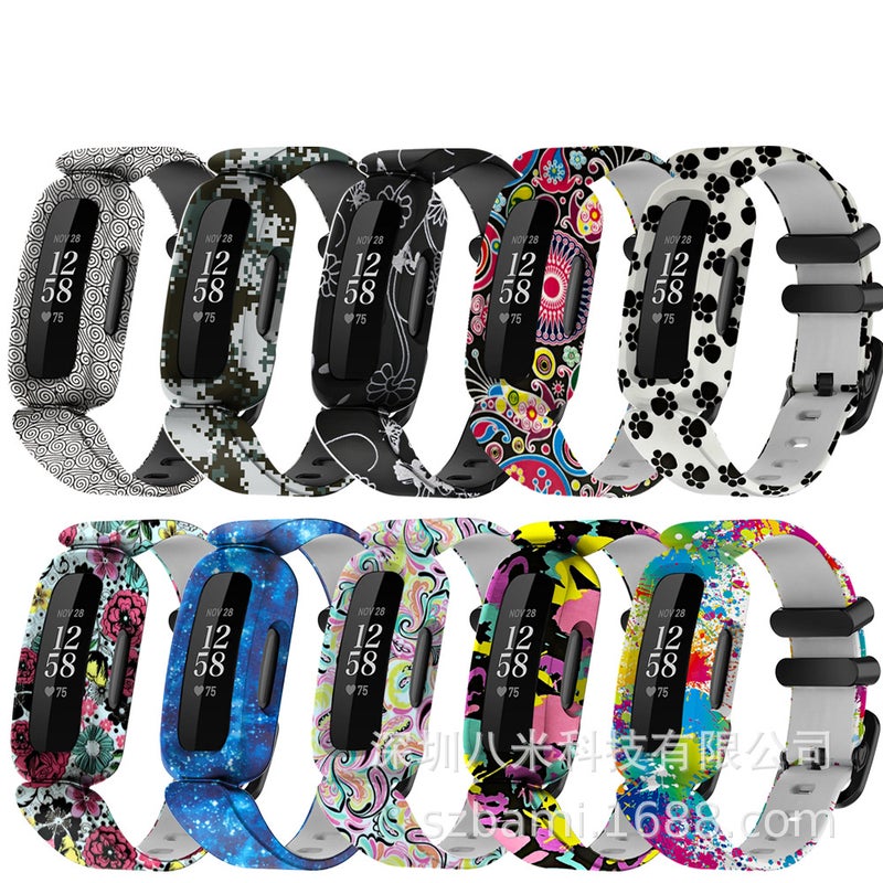Suitable For Fitbit Ace3 Children'S Bracelet Integrated Strap Fitbit Inspire2 All-Inclusive Silicone Strap - Image 3