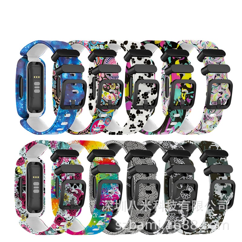 Suitable For Fitbit Ace3 Children'S Bracelet Integrated Strap Fitbit Inspire2 All-Inclusive Silicone Strap - Image 4