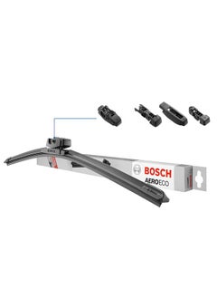 BOSCH Aeroeco Front Window Wiper Blades Driver Side And Passenger side For Jeep Cherokee Jan. 2014 - 2022  - Image 4