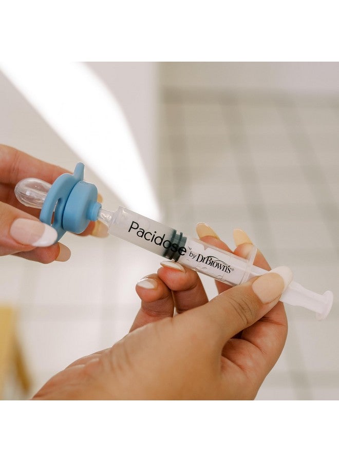 Dr. Brown's Dr. Brown's Pacidose Pacifier and Liquid Baby Medicine Dispenser with Oral Syringe and Two Sizes of Pacifier Bulbs - 0-6m and 6-18m  - Image 5