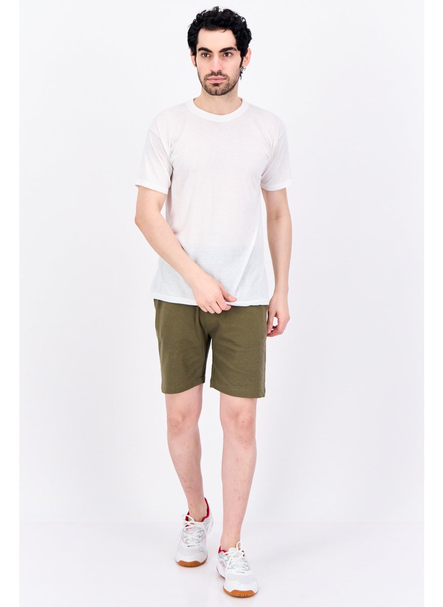 Men Drawstring Brand Logo Basic Short, Dark Olive - pzsku/Z2FF9B182496F9B053A50Z/45/_/1737642932/b7282b77-7f17-4eb4-9ccd-f083b369fca3