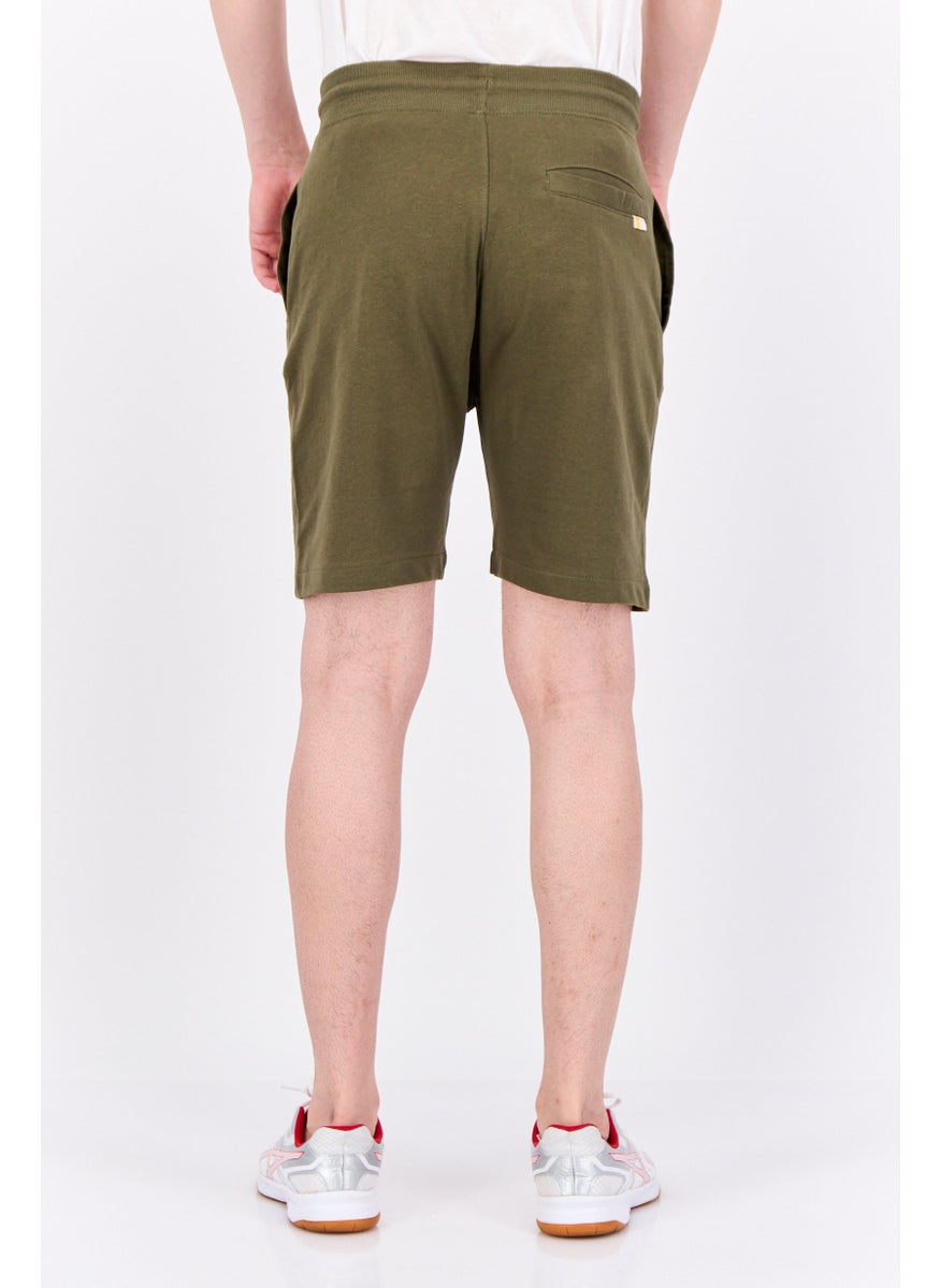 Men Drawstring Brand Logo Basic Short, Dark Olive - pzsku/Z2FF9B182496F9B053A50Z/45/_/1737642987/3dc811b7-395c-4adb-b75a-64c5eec6ffc3