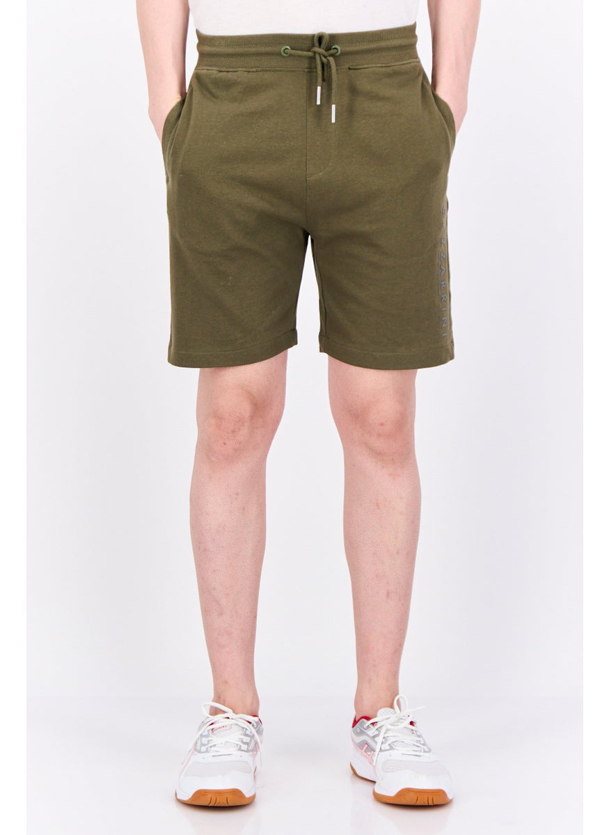 Men Drawstring Brand Logo Basic Short, Dark Olive - pzsku/Z2FF9B182496F9B053A50Z/45/_/1737643059/21bf6168-7d75-4e81-9fe0-9aa4219f840b