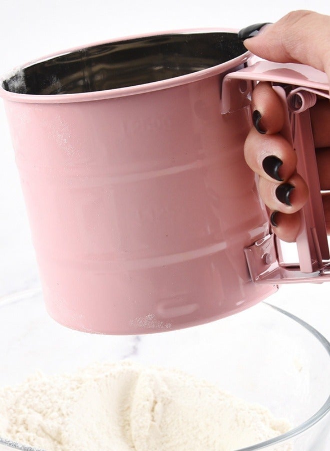 Choxilo Stainless Steel Fine Flour Sifter Baking Tools - Image 4