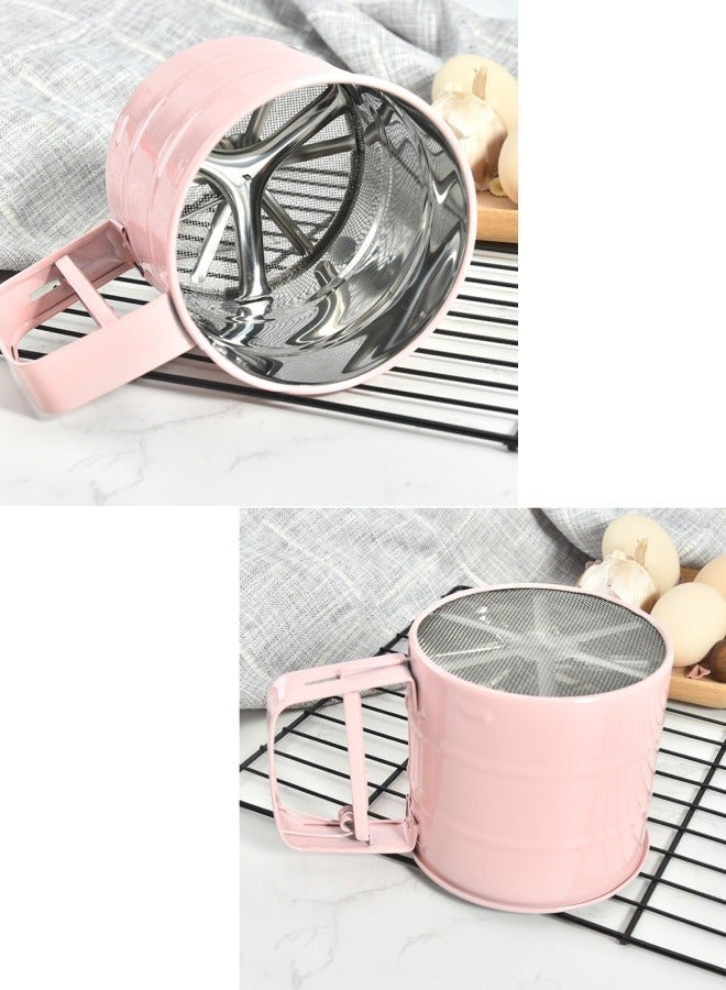 Choxilo Stainless Steel Fine Flour Sifter Baking Tools - Image 3