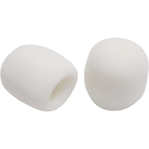 Swagwert 6 PCS White Microphone Cover Sponge Foam Mic Foam Filter Cover Handheld Microphone Windscreen Shield Protector Suitable for Most Standard Handheld… - Image 4