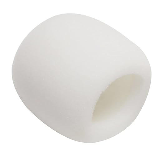 Swagwert 6 PCS White Microphone Cover Sponge Foam Mic Foam Filter Cover Handheld Microphone Windscreen Shield Protector Suitable for Most Standard Handheld… - Image 3
