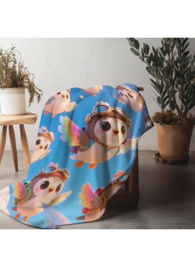 عام Wisdom Fairy (أحدث) بطانية رقيقة من الفانيلا (دافئة ومريحة، ومناسبة للنوم، واستخدام اللعبة، وإزالة الغبار والرمل) 150 سم * 200 سم - 22 - Image 3