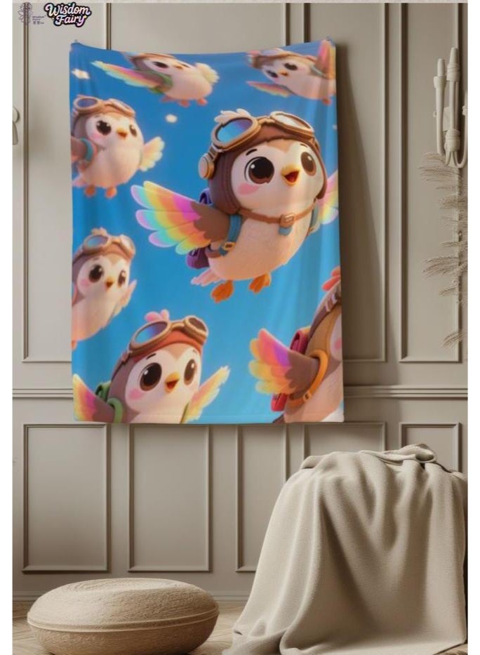 عام Wisdom Fairy (أحدث) بطانية رقيقة من الفانيلا (دافئة ومريحة، ومناسبة للنوم، واستخدام اللعبة، وإزالة الغبار والرمل) 150 سم * 200 سم - 22 - Image 1