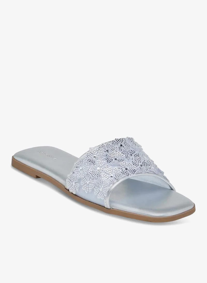 Flora Bella By Shoexpress Women Embellished Slide Sandals Ramadan Collections