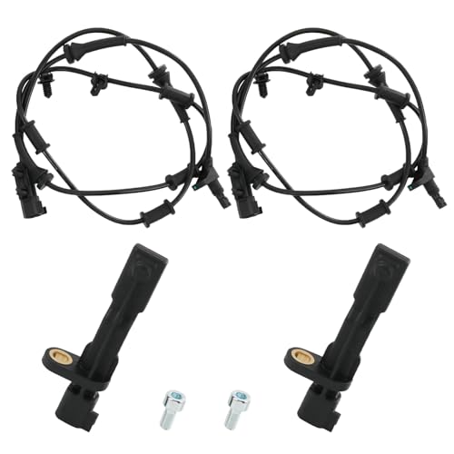 CARMOCAR Front and Rear ABS Wheel Speed Sensor Replacement for Jeep Wrangler 36L 20122017Jeep Wrangler 38L 20072011 68003281AA 68003281AC 52060156AD 52125003AA 4PCS - Image 1