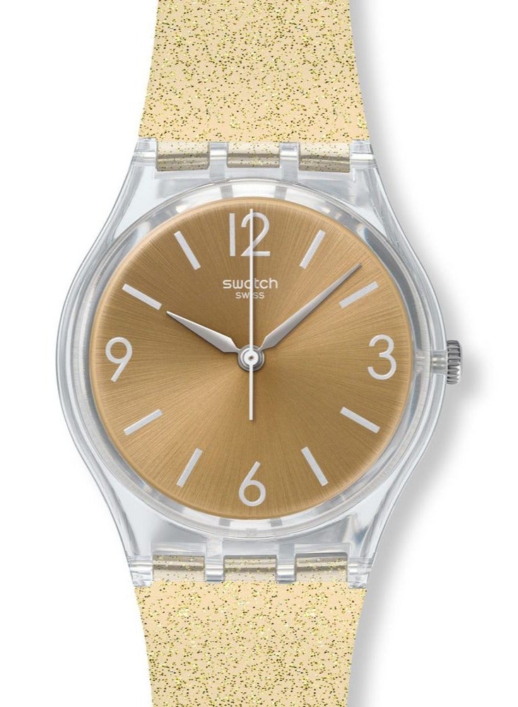 Swatch Unisex Sunblush Quartz Movement Water Resistant Wrist Watch - 34 Mm  - Image 1
