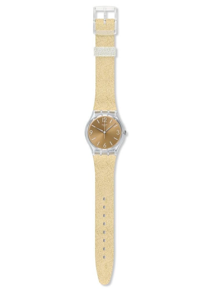 Swatch Unisex Sunblush Quartz Movement Water Resistant Wrist Watch - 34 Mm  - Image 2