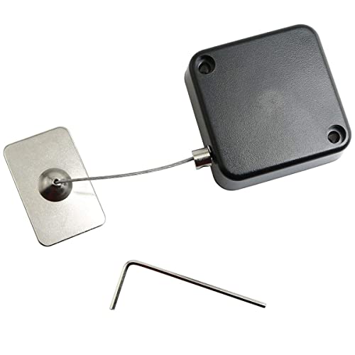 MEETOOT Automatic Retractable Anti-Theft Cable Case 44X16mm Hardware Security Cable Lock Anti Theft Combination for Tablet, Mobile Phone, Remote Control - Image 1