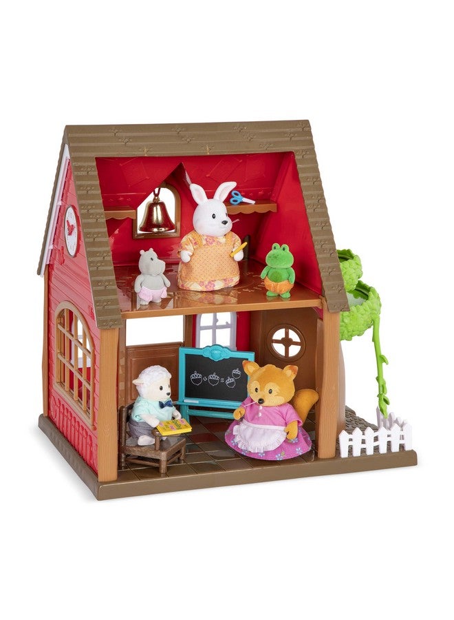 Li'L WOODZEEZ Li'l Woodzeez Woodland Schoolhouse Dollhouse