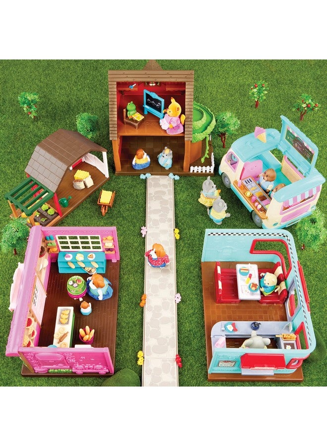 Li'L WOODZEEZ Li'l Woodzeez Woodland Schoolhouse Dollhouse