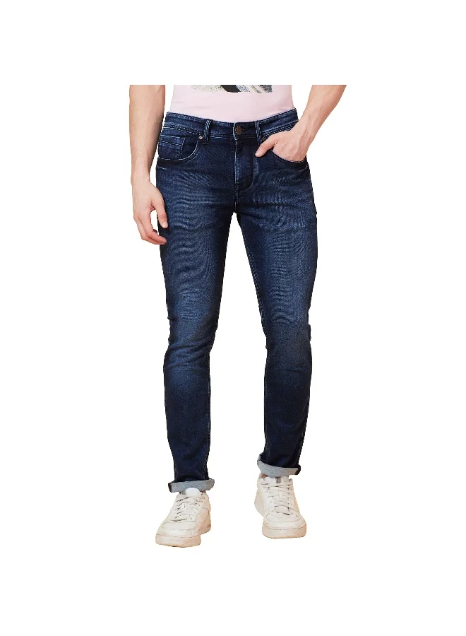 بيينغ هيومان Mens Dark Tone Slim Straight Fit Denims