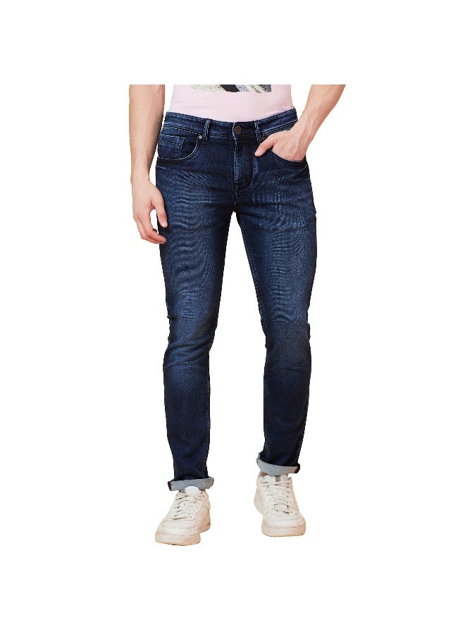 Being Human Mens Dark Tone Slim Straight Fit Denims - Image 1