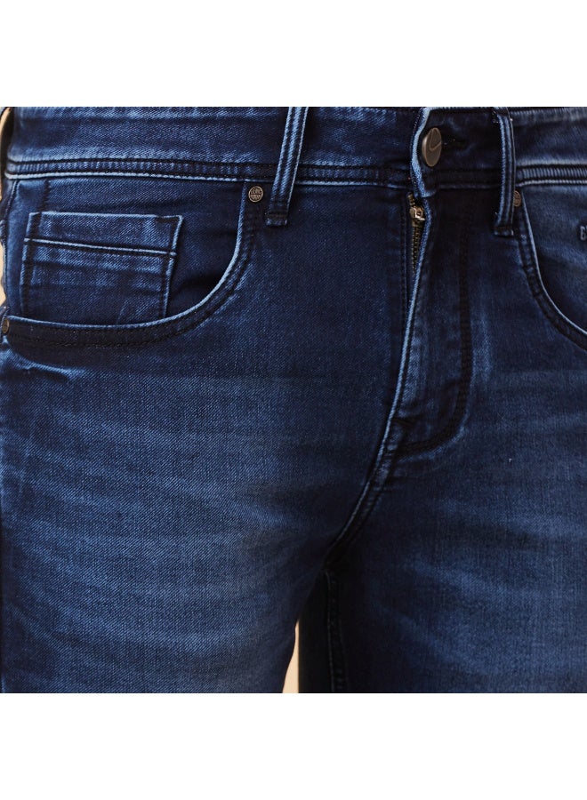 Being Human Mens Dark Tone Slim Straight Fit Denims - Image 5