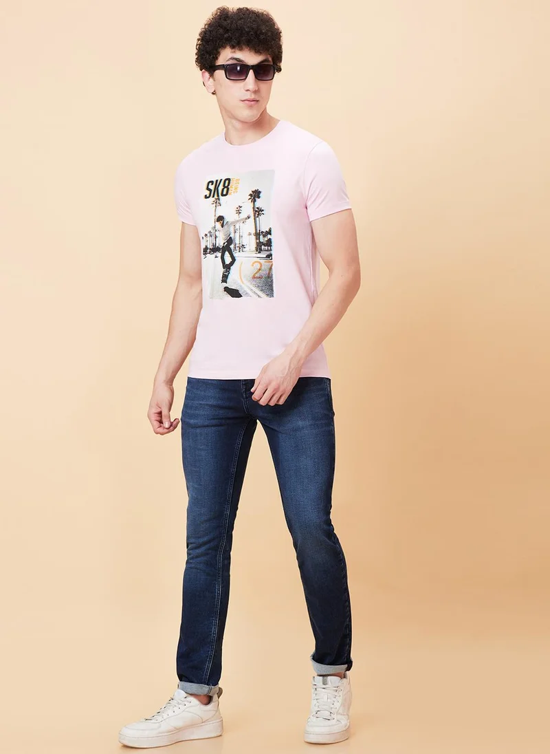 Being Human DARK TONE Men Slim Fit Heavy Fade Jeans for Men | Best Price UAE
