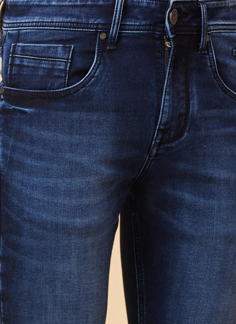 Being Human DARK TONE Men Slim Fit Heavy Fade Jeans for Men | Best Price UAE