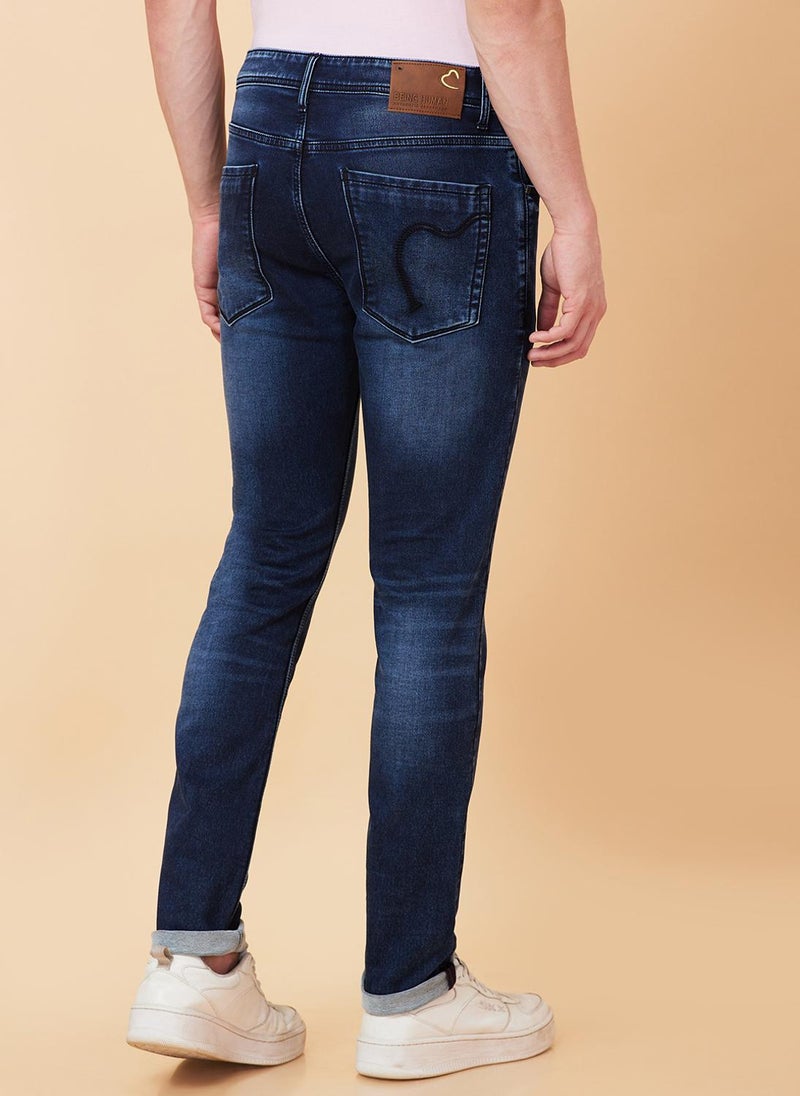 Being Human Men Slim Fit Heavy Fade Jeans - Image 4