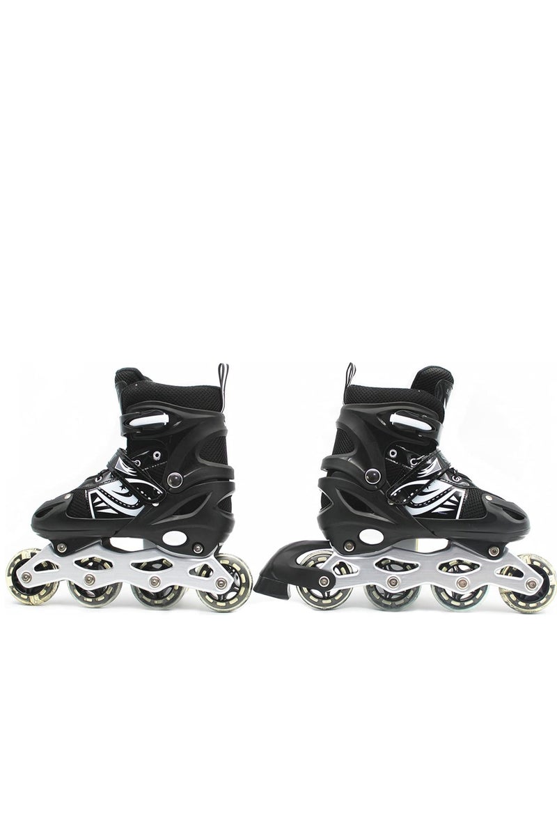 Adjustable Inline Skates for Kids with Flashing Wheels – Includes Full Protective Gear Set(Helmet,Knee, Elbow & Wrist)  – 4 Colors & 3 Sizes Available - Image 3
