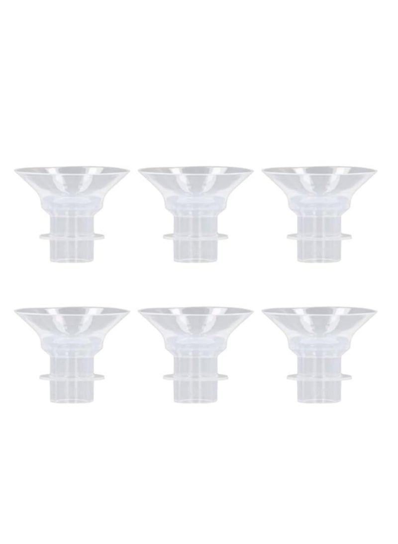 6pcs Flange Inserts 13mm Compatible with Momcozy S12 S12pro S9 S9 pro and TSRETE Spectra Medela 24mm Shield Flanges for Breast Pump Comfort and Fit - Image 3