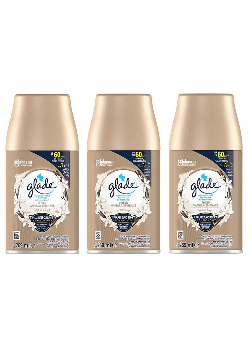 Glade Glade Air Freshener Refill Vanilla Softness 269ml 3pcs 