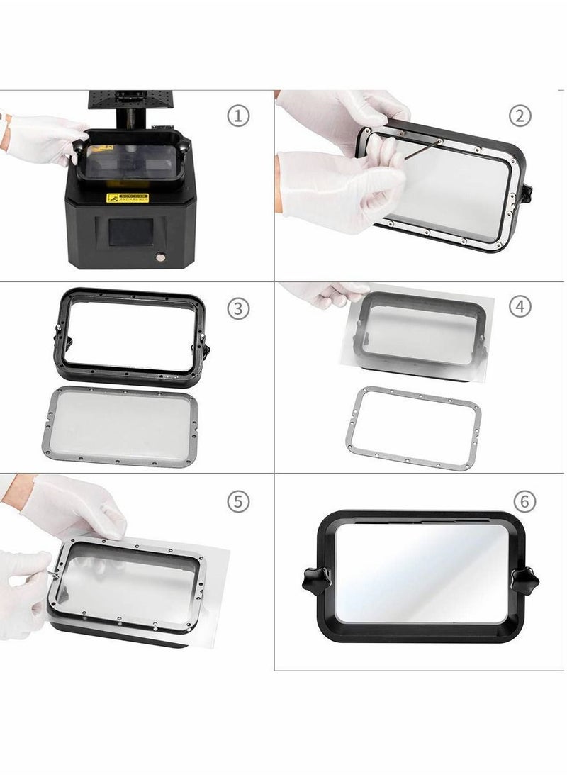 Y&D - FEP Film, High Transmittance Strength Film with Replacement Plastic Spatulas, Thickness 0.15 mm Compatible UV DLP 3D Printers, LCD SLA Resin (140 x 200 mm) - Image 1