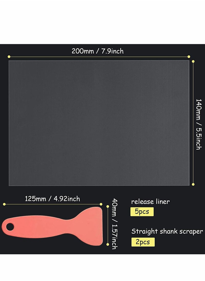 Y&D FEP Film, High Transmittance Strength Film with Replacement Plastic Spatulas, Thickness 0.15 mm Compatible UV DLP 3D Printers, LCD SLA Resin (140 x 200 mm)  - Image 2