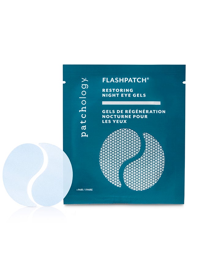 Patchology Night Eye Gels Single – Late-Night Repair for Tired Eyes, Retinol & Arnica, Soothing Patch for Dark Circle Relief 1 Pair - Image 2