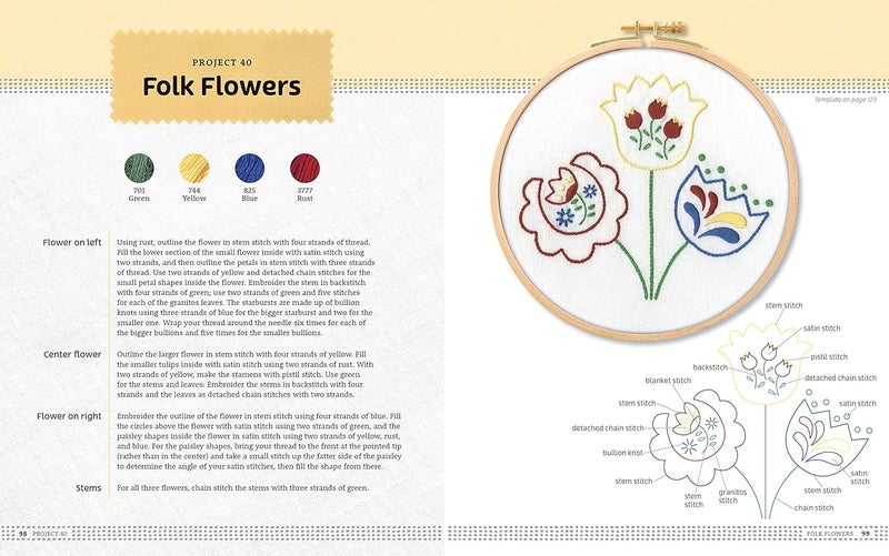 التطريز للجميع: تقنيات سهلة التعلم مع 50 نمطًا! - Image 3