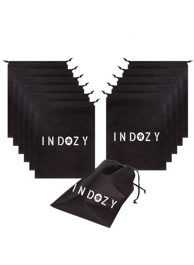Indozy Travel Shoe Cover (12 X 16 Inch) None Woven Portable Pouch Footwear Organizer Durable Set (12) - Image 1