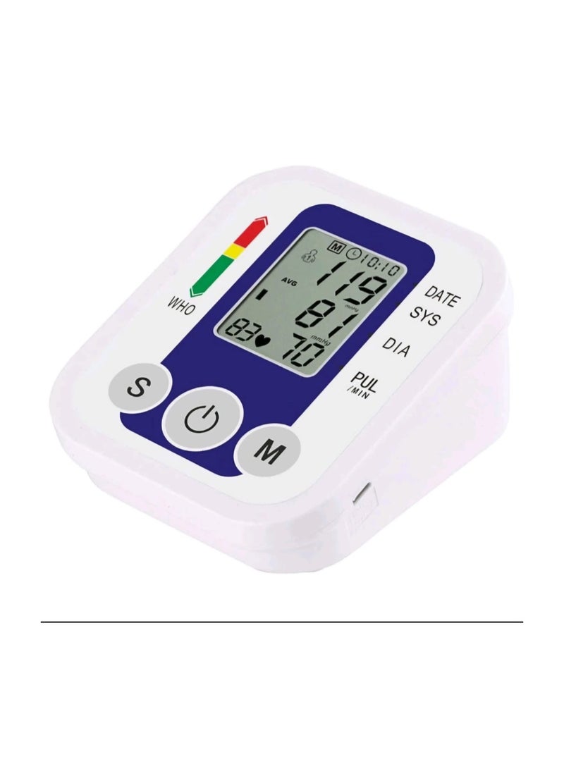 Blood Pressure Monitor, Household Automatic Blood Pressure Measuring Instrument, Arm-Type Blood Pressure Monitor, Neutral English Blood Pressure Monitor USB Plug-In Use-This Tool Does Not Include Batteries! - Image 2