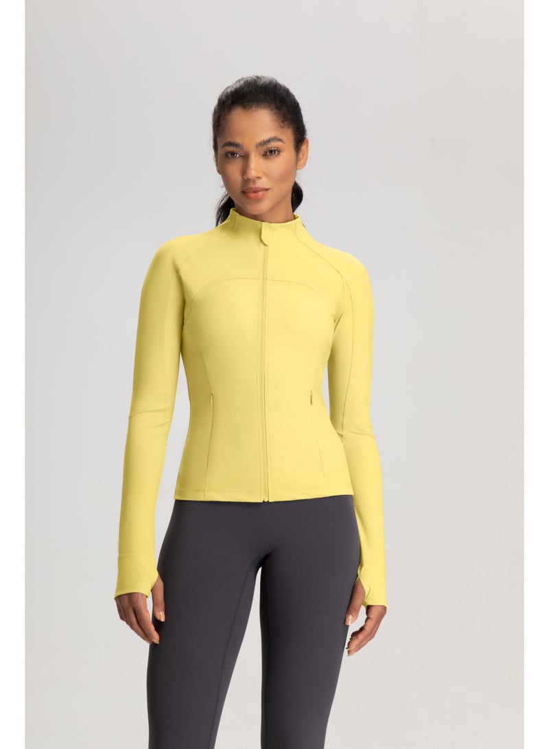 Women's UPF 50+ Cooling Sun Protection Jacket - Slim Fit Stand Collar Breathable Full-Zip Sport Coat for Running Yoga - Image 2