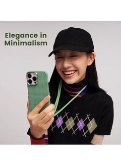 PITAKA pitaka for iPhone 16 Pro Case Compatible with MagSafe, Thin & Light iPhone 16 Pro Case with a Caseless Feel, 1500D Aramid Fiber Woven Ultra Slim Case - Forest  - Image 4