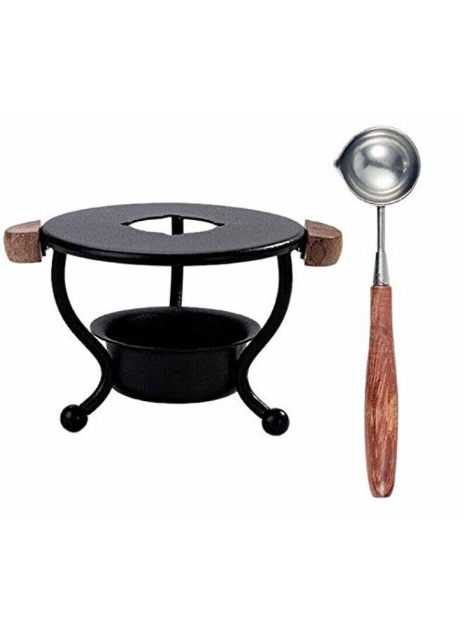PDFans Windspeed Wax Seal Warmer Stamp Set With Sealing Furnace Tool, Spoon for Melting Beads or Sticks, Spoon Holder for Wedding Envelope Seal - Image 1