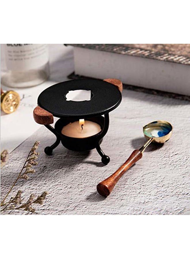 PDFans Windspeed Wax Seal Warmer Stamp Set With Sealing Furnace Tool, Spoon for Melting Beads or Sticks, Spoon Holder for Wedding Envelope Seal - Image 3