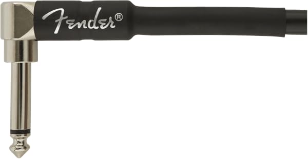 Fender Professional Series Instrument Cable, Straight/Angle, Black, 18.6ft - Image 4