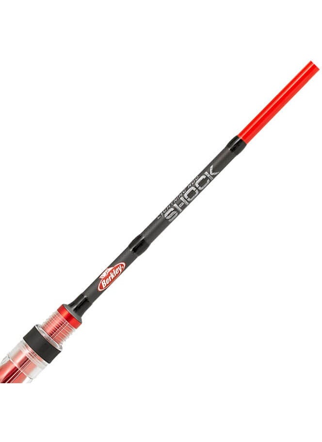 Berkley Shock Spinning Spin Fishing Pole RED-244CM - 10-35G  - Image 5