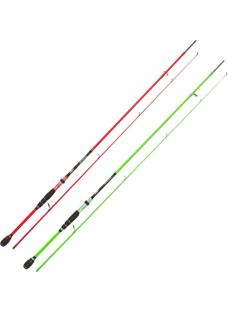 Berkley Shock Spinning Spin Fishing Pole RED-244CM - 10-35G  - Image 1
