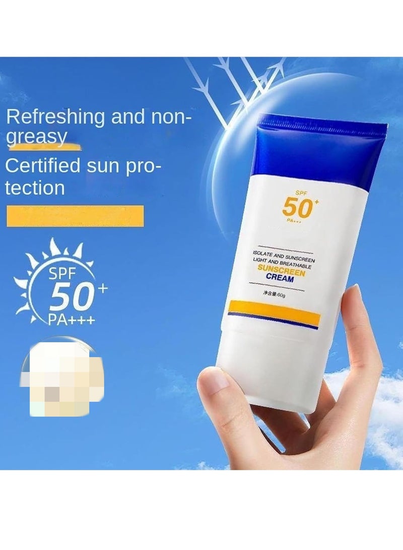 EHD Sunscreen, Mineral Tinted Crème SPF 50 Sunscreen for Face, Face Sunscreen Moisturizer, Water Resistant And Non-Greasy Sunscreen, Daily UV Defense Sunscreen for All Type Skin (60g) - Image 2