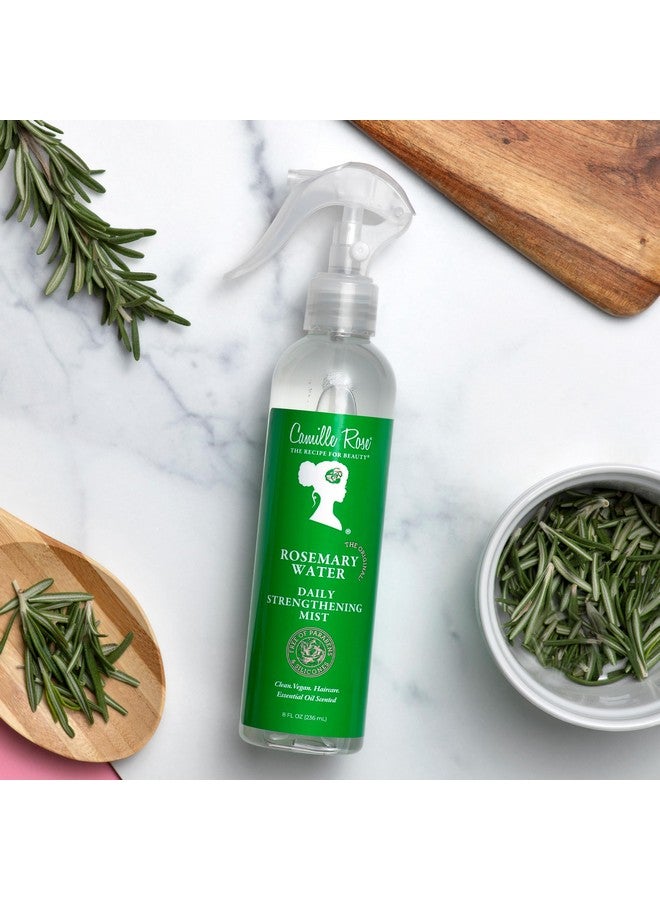 Camille Rose Rosemary Water Daily Strengthening Mist, With Peppermint And Rosemary Essential Oils To Strengthen Strands And Promote Hair Growth, For All Hair Types, 8 Fl Oz - Image 4