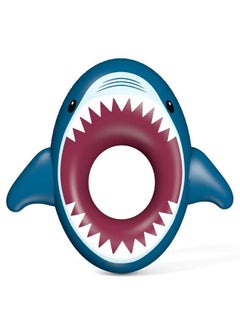 Jasonwell Inflatable Shark Pool Float Shark Floaties Water Fun Summer Beach Swimming Pool Tube Inflatables Ride On Pool Party Raft Lounge Toys For Kids Adults  - Image 2