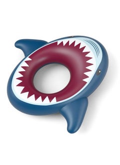 Jasonwell Inflatable Shark Pool Float Shark Floaties Water Fun Summer Beach Swimming Pool Tube Inflatables Ride On Pool Party Raft Lounge Toys For Kids Adults  - Image 4